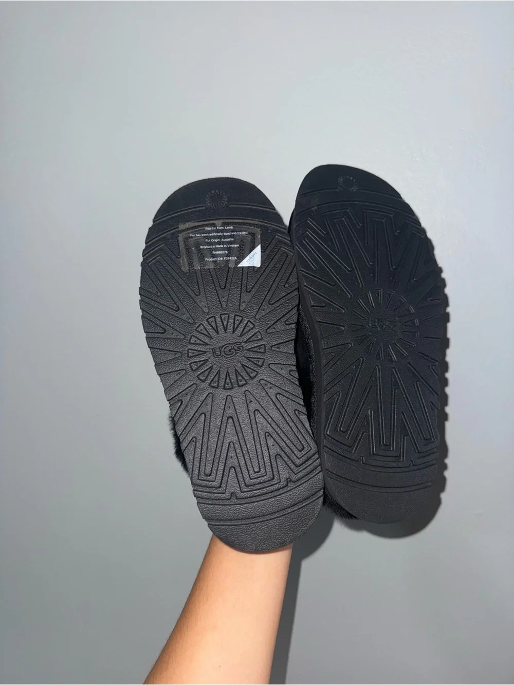 UGG plush shearling